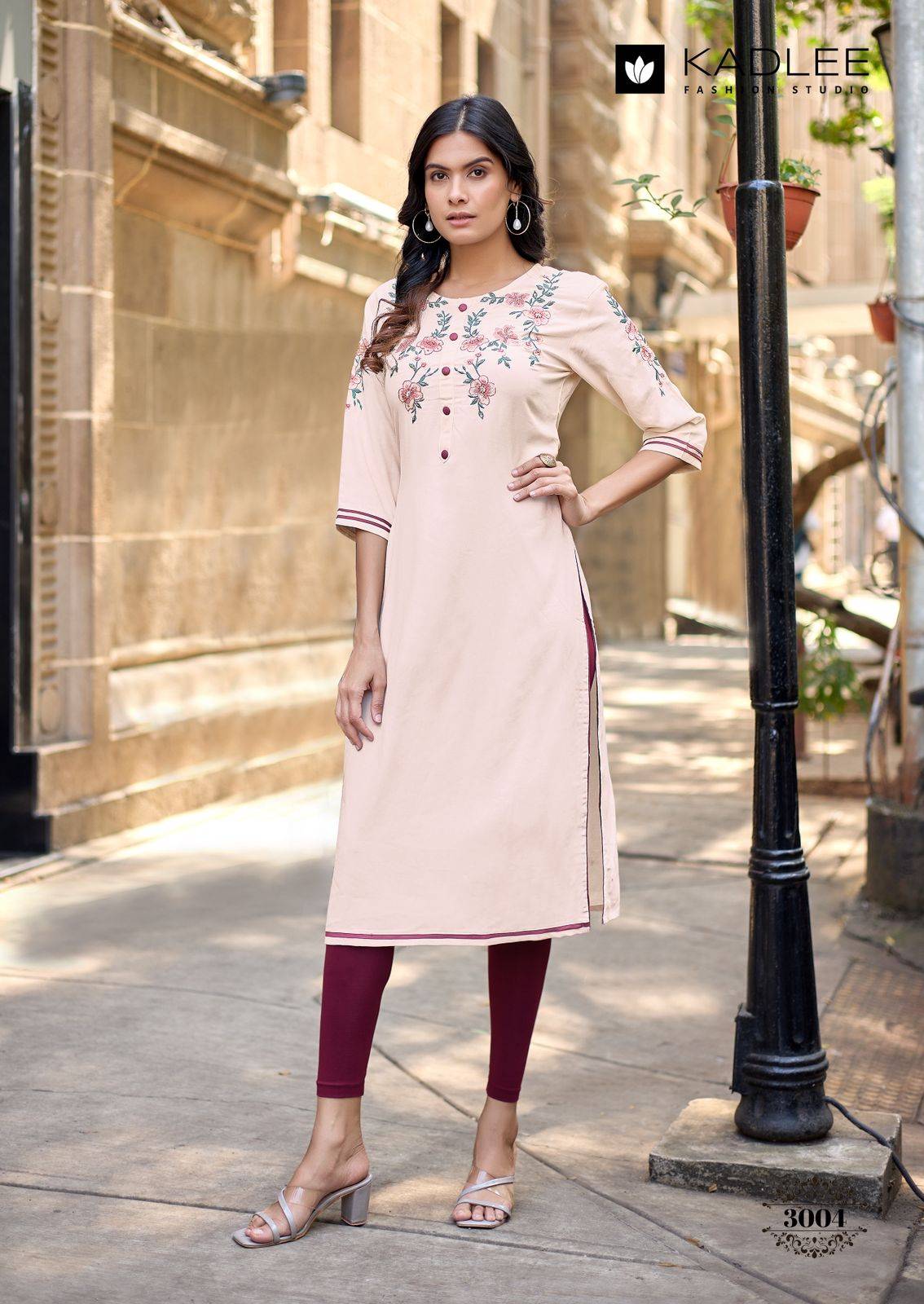  Suchitra  By KADLEE 3001 To 3006 Series Beautiful Festive Suits Colourful Heavy Rayon kurtis At Wholesale Price